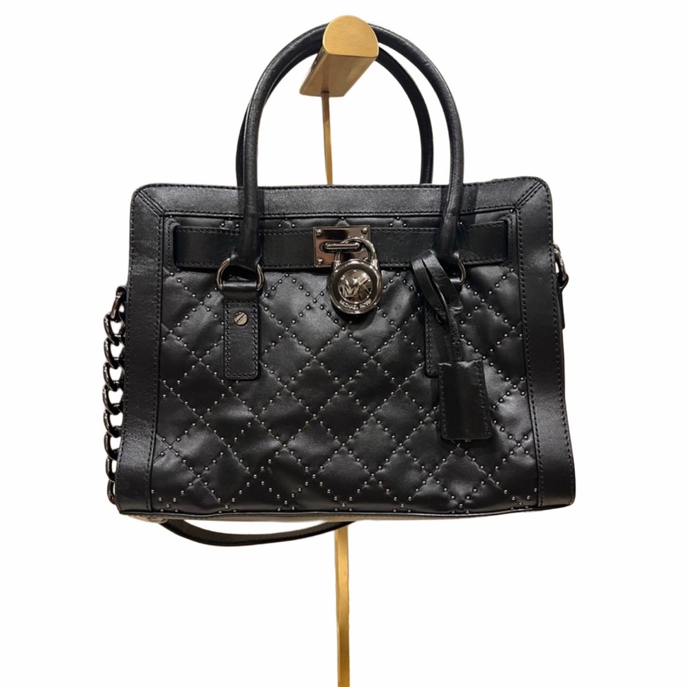 MICHAEL KORS Hamilton
Microstud East West Satchel/Shoulder bag in black